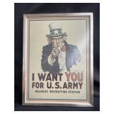 Uncle Sam poster 22" x 17ï¿½