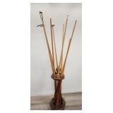 9 pc  Pool stick stand with  12"x 60"