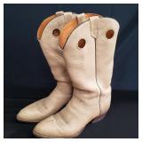 J. Chisholm leather cowboy boots