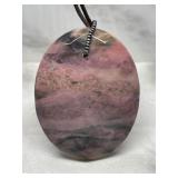 Natural Oval Stone Pendant