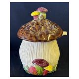 VTG ceramic hand painted mushroom tureen