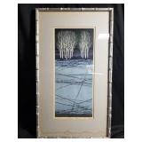 Fumio Fujita pencil signed, lithograph
