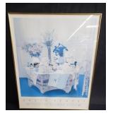 David Remfry poster print in frame