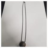 Sterling silver necklace and pendant