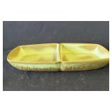 Vintage Frankoma Prairie green serving dish