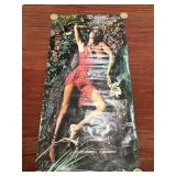 Vintage 1973 Roxy Music Stranded Promo poster