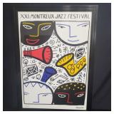 XXI Montreux jazz festival lithograph poster