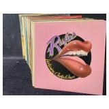 Collection of vintage vinyl records various titles