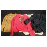 Group of sweaters