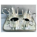 Vintage 4-piece silverplate coffee/tea