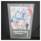 Kandinsky framed poster