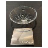 Rogaska crystal bowl 2"h. x 4 1/2ï¿½diam. (f)