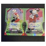 Caleb Wilson & Zach Allen autographed rookie cards