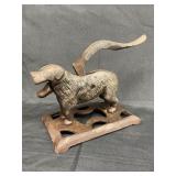 Vintage cast iron dog nutcracker