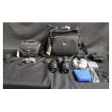Pair of digital cameras, Nikon D7000 with l