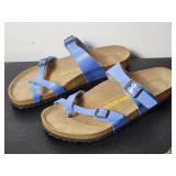 Vintage blue Birkenstock German made sandals