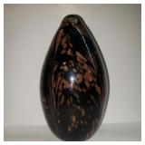 Hand blown glass paperweight