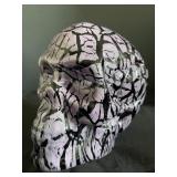 Glass Skull Figure