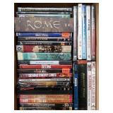 Box of DVDs