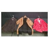 Group of vintage coats