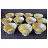 11 Vintage Frankoma ceramic cups