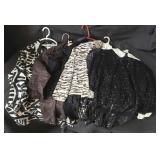 Group of vintage waistcoats, cardigans, jackets