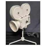 Vintage cinema camera portable table lamp