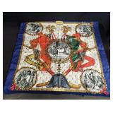 Marked Hermï¿½s silk scarf