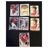 Group of 7 Shohei Ohtani baseball cards