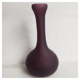 Vintage Mikasa purple glass vase by Diane Love