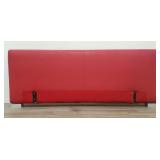 Modern faux leather queen size headboard