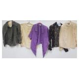 Group of button up dress shirts