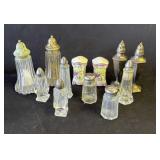 Group of 12 vintage salt & pepper shakers