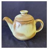 Vintage Frankoma ceramic teapot with lid