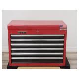 Homak 6 drawer tool box & lid compartment, w/