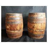 Pair of vintage barrels