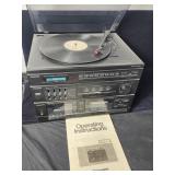 Vintage Panasonic SG-D16 record player, radio,