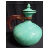 Vintage baver pottery pitcher with original