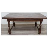 Vintage draw leaf dining table
