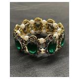 Jeweled costume bracelet