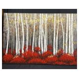 Forest acrylic painting on canvas