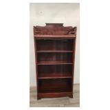 Mahogany  antique  shelf  31"x 13"x 63"