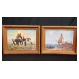 Pair of Native American prints
