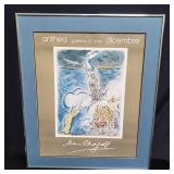Numbered Marc Chagall poster print
