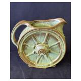 Vintage Frankoma Prairie green ceramic pitcher