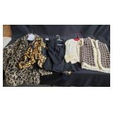 Group of coats etc