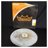 Signed 14" Remo drum head