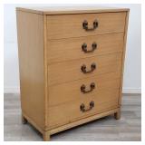 Landstrom Furn. Corp. mid century blonde wood