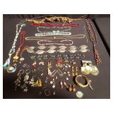 Group of costume jewelry