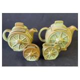4 Vintage Frankoma ceramic dishes